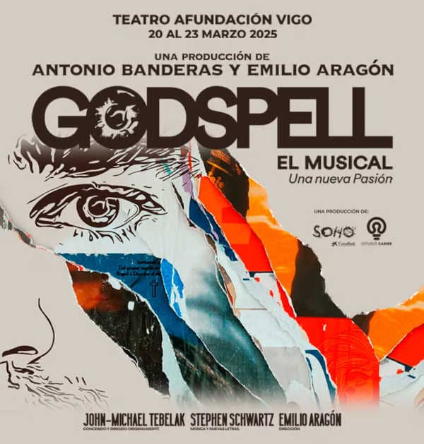 Ven al Teatro Afundación y disfruta de las únicas funciones en Galicia de «Godspell, el musical». Una experiencia de teatro musical única.