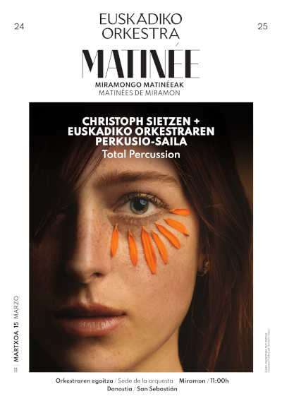Este sábado, la Matinée de Miramon contará con la brillante actuación de Christoph Sietzen, reconocido como la estrella de la percusión.