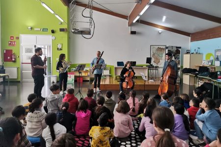 El XII Festival Internacional de Música de Cámara de Musethica inicia su gira social y presenta su primer concierto público, acercando la excelencia musical a nuevos espacios. _Musethica_2025_CEIP_Nertóbriga_de_La_Almunia
