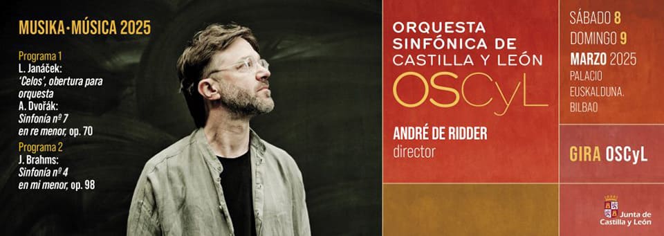La Orquesta Sinfónica de Castilla y León se presenta en el Festival "Musika-Música" de Bilbao este fin de semana.