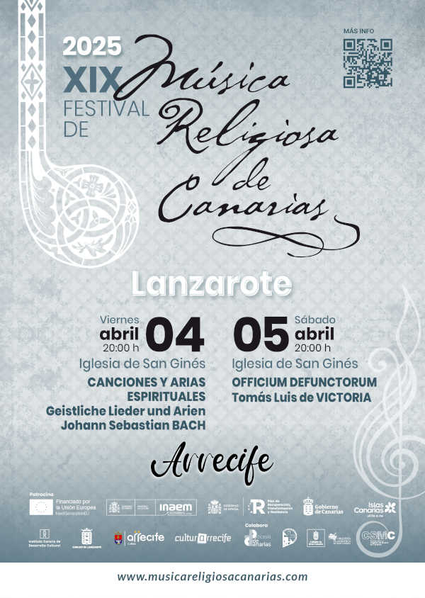 La soprano Olalla Alemán y el clavecinista Luis Antonio González ofrecen en Arrecife un recital de canciones y arias espirituales de Bach.