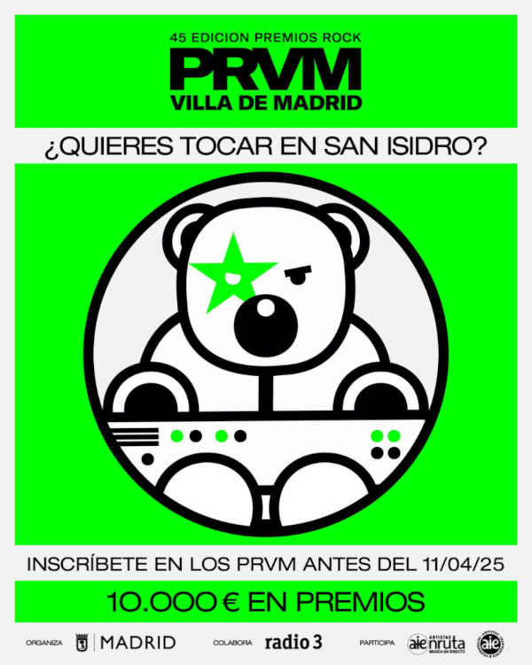 Últimos días para inscribirse a los XLV Premios Rock Villa de Madrid, certamen referente para artistas emergentes del panorama musical nacional.