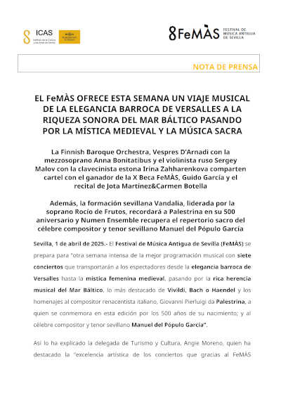 El FeMÀS inaugura su 42.ª edición con cinco conciertos destacados, consolidándose como referente en música antigua de alta calidad.