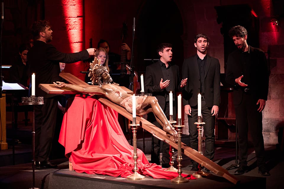 Cantoría cautiva al público de la Edición de Pascua del Festival Perelada con Membra Jesu Nostri, de Buxtehude Cantoría cautiva al público de la Edición de Pascua del Festival Perelada con Membra Jesu Nostri, de Buxtehude