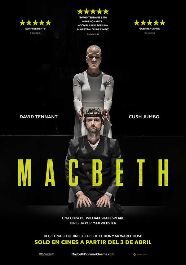 La aclamada producción de Macbeth del Donmar Warehouse llega por primera vez a los cines de España, ofreciendo una destacada interpretación teatral en pantalla grande.