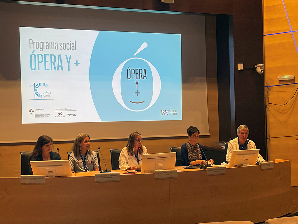 ABAO Bilbao Opera y Osakidetza celebran diez años de colaboración