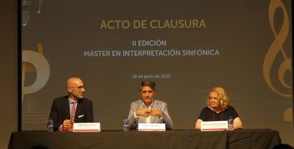 La Orquesta y Coro RTVE y el RCSMM clausuran la II edición del Máster en Interpretación Sinfónica