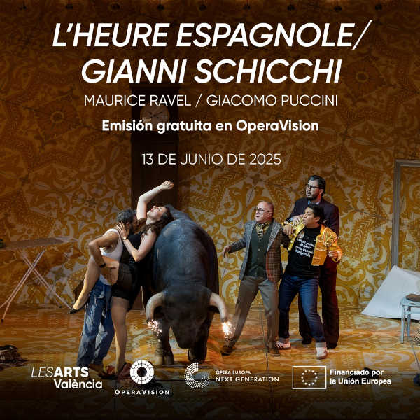 Les Arts ofrece en «streaming» su doble producción de «L’heure espagnole» y «Gianni Schicchi» a través de OperaVision