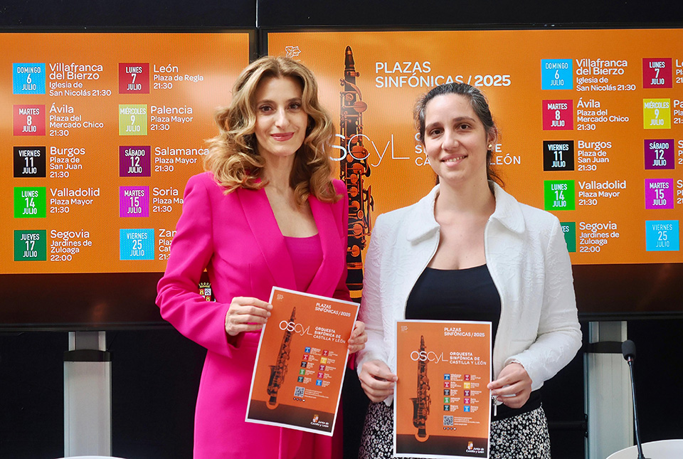 La Junta presenta una nueva gira de «Plazas Sinfónicas» con diez conciertos de la OSCyL y la OSCyL Joven por la comunidad