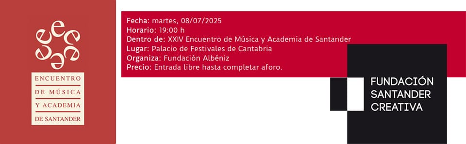 El XXIV Encuentro de Música y Academia de Santander reúne a 67 jóvenes talentos de 33 países