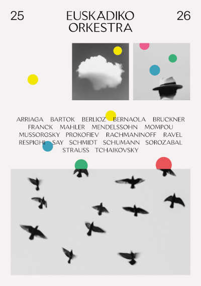 A la venta desde el 1 de julio los abonos de la Temporada Sinfónica 25/26 de Euskadiko Orkestra