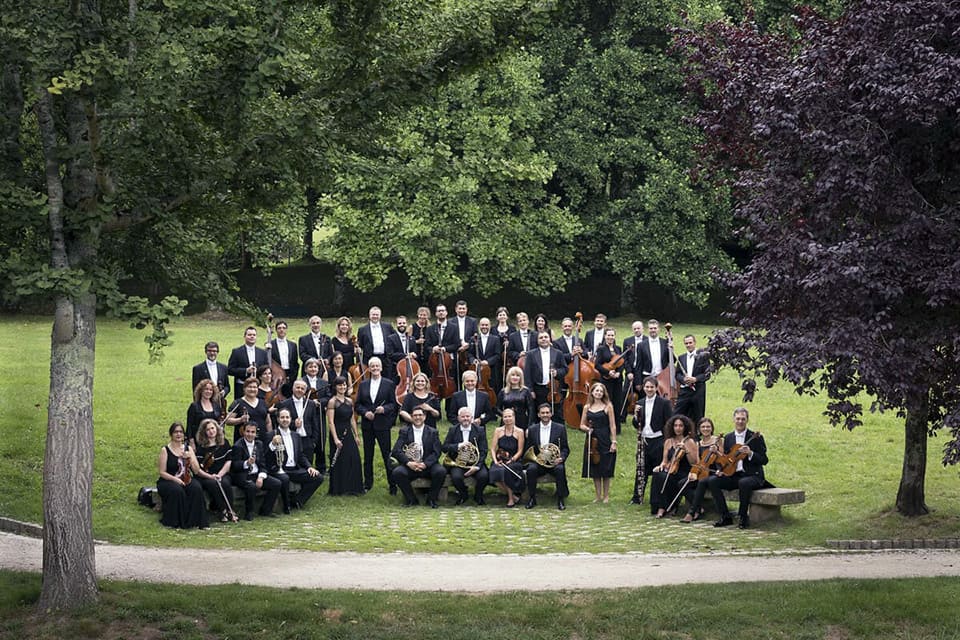 La Real Filharmonía de Galicia actúa en el Galaico Brass Festival en Merza (Vila de Cruces)