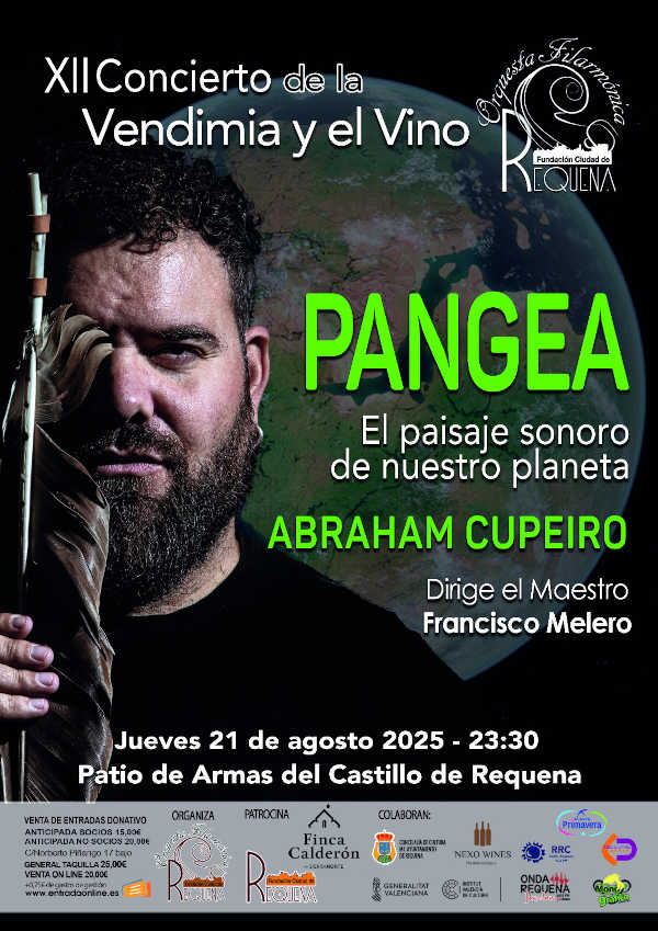 Abraham Cupeiro ofrecerá el programa «Pangea» en el Festival FiMuVin de Requena