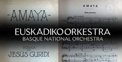 Euskadiko Orkestra arranca la Temporada 25/26 con su participación en "Amaya" de Guridi en la Quincena Musical