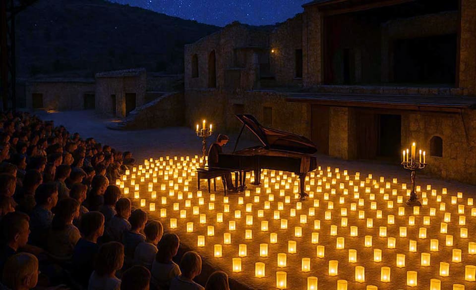 La fadista Lina_, Sherezade para niños y el pianista David Gómez a la luz de las velas, en el Festival de San Lorenzo