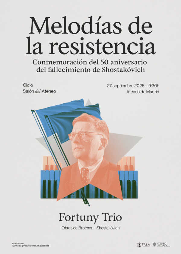 El Trío Fortuny abre la nueva temporada de Ciclo de Música de Cámara Salón del Ateneo