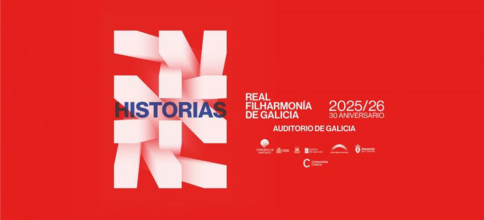 La Real Filharmonía de Galicia presenta su nueva temporada, «Historias», con una serie de cinco conciertos gratuitos
