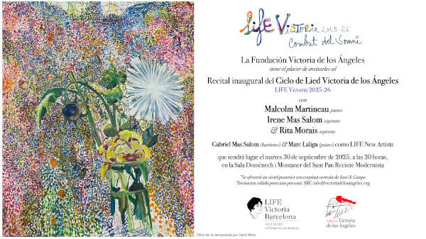 El LIFE Victoria inaugura su temporada con Irene Mas Salom, Rita Morais y Malcolm Martineau