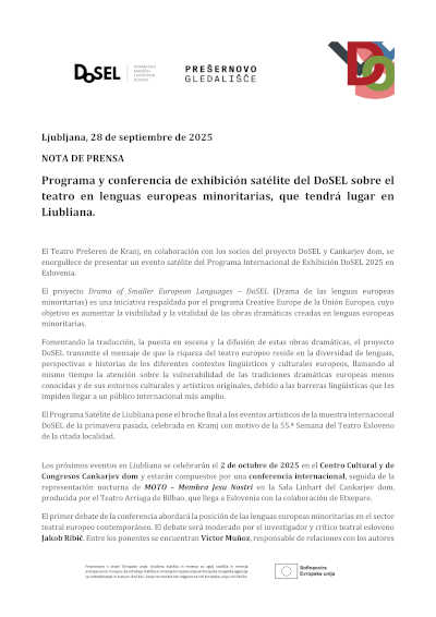 El Teatro Arriaga ofrece una función de su producción propia Moto-Membra Jesu Nostri, que viajará a Eslovenia