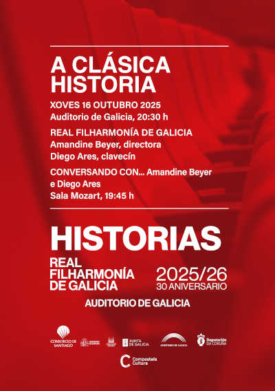 La violinista Amandine Beyer y el clavecinista Diego Ares, protagonistas con la Real Filharmonía de Galicia