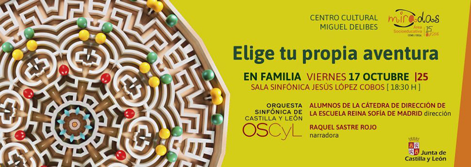 La Orquesta Sinfónica de Castilla y León ofrece este viernes el concierto «Elige tu propia aventura» para disfrutar en familia