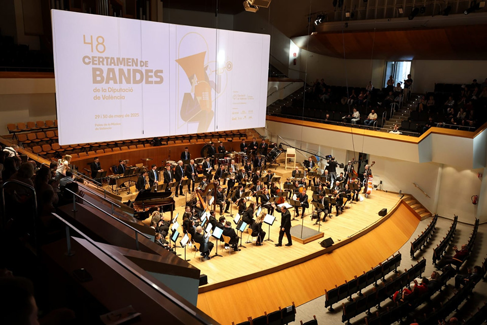 La Diputació de València convoca la 49ª edición de su Certamen de Bandas de Música