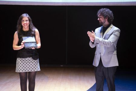 La señora Eva Sandoval en la Gala AÒA