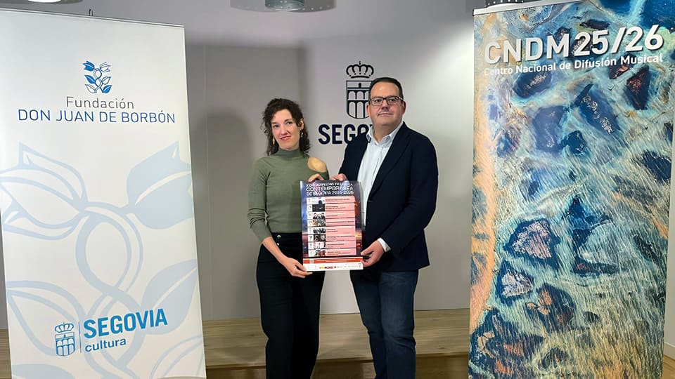 El Centro Nacional de Difusión Musical presenta la XXXIII edición de las Jornadas de Música Contemporánea de Segovia