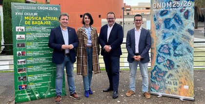 El CNDM y la Sociedad Filarmónica de Badajoz presentan el ciclo Badajoz Actual