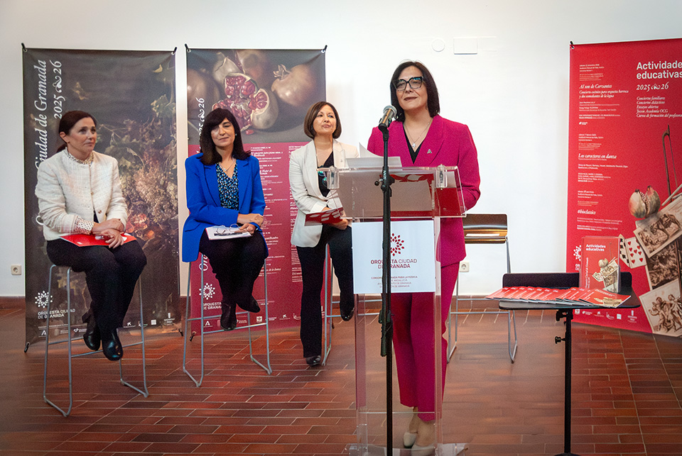 La Orquesta Ciudad de Granada presenta sus actividades educativas 2025/26