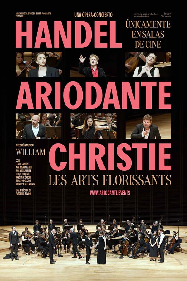 La ópera Ariodante, bajo la dirección musical de William Christie, llega al cine en noviembre