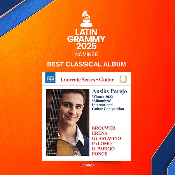 El guitarrista Ausiàs Parejo compite en los Latin Grammy con grandes artistas de la música clásica