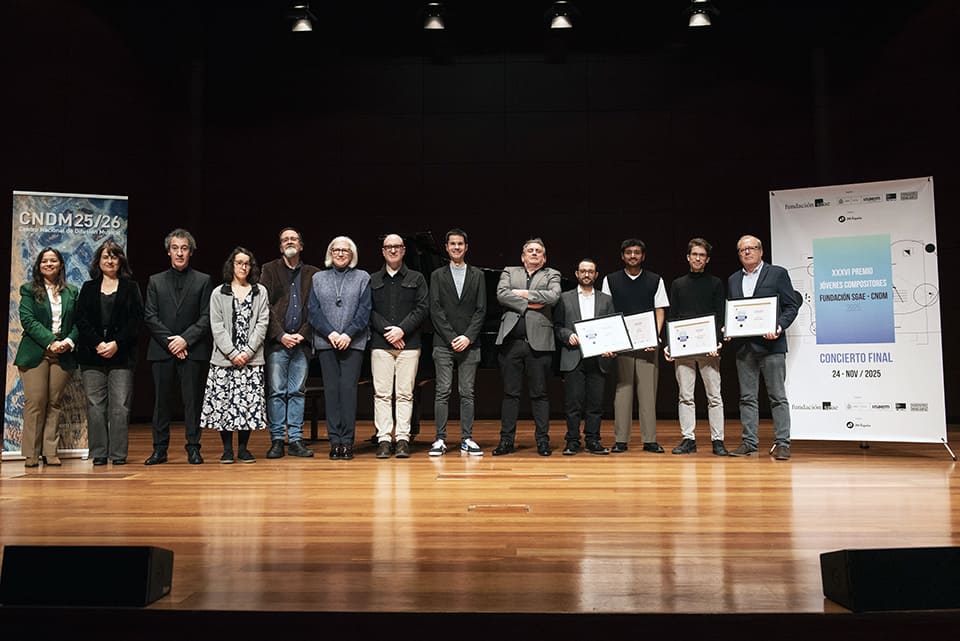 Andrés Poncela gana el 36.º Premio Jóvenes Compositores Fundación SGAE – CNDM