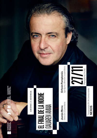 Juanjo Mena dirigirá a la Orquesta Sinfónica de Navarra y al Orfeón Pamplonés en el tercer concierto de la Temporada