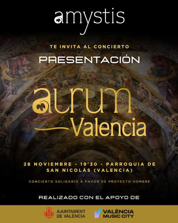 Aurum Valencia, nuevo proyecto sobre el Siglo de Oro, se presenta en la iglesia de San Nicolás