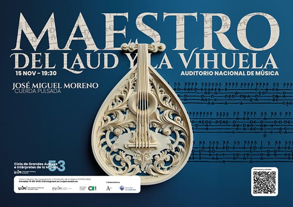 José Miguel Moreno, referente de la música antigua, protagoniza el segundo concierto del Ciclo de Conciertos de la UAM