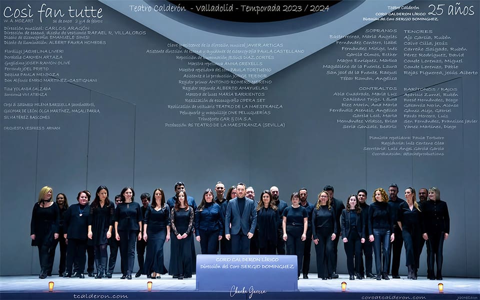 El Centro Cultural Miguel Delibes acoge la Gala Extraordinaria 25 Aniversario del Coro Calderón Lírico