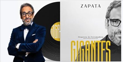 Zapata Tenor presenta Gigantes, un disco para "enamorarse pegaos" con canciones de Rosalía, Serrat, Shakira o Sabina, entre otros