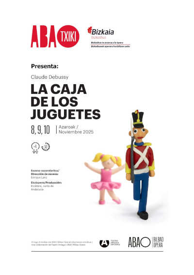 ABAO Bilbao Opera abre «La caja de juguetes» para inaugurar la XXI Temporada ABAO Txiki