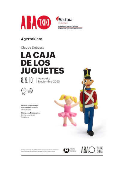 ABAO Bilbao Opera abre «La caja de juguetes» para inaugurar la XXI Temporada ABAO Txiki