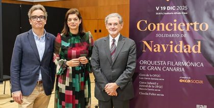 La OFGC ofrece el Concierto Solidario de Navidad del Cabildo de Gran Canaria y la Fundación DISA