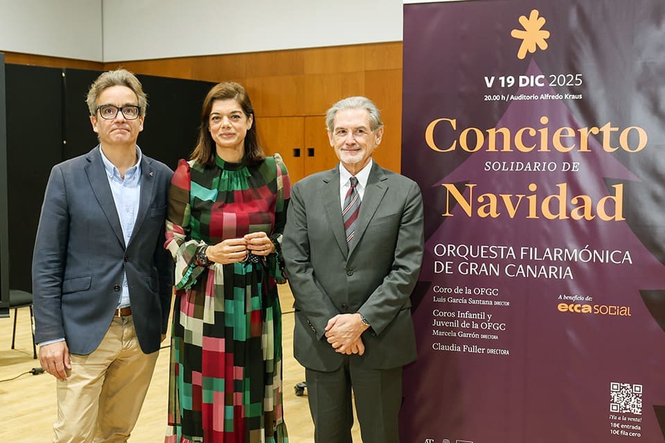 La OFGC ofrece el Concierto Solidario de Navidad del Cabildo de Gran Canaria y la Fundación DISA
