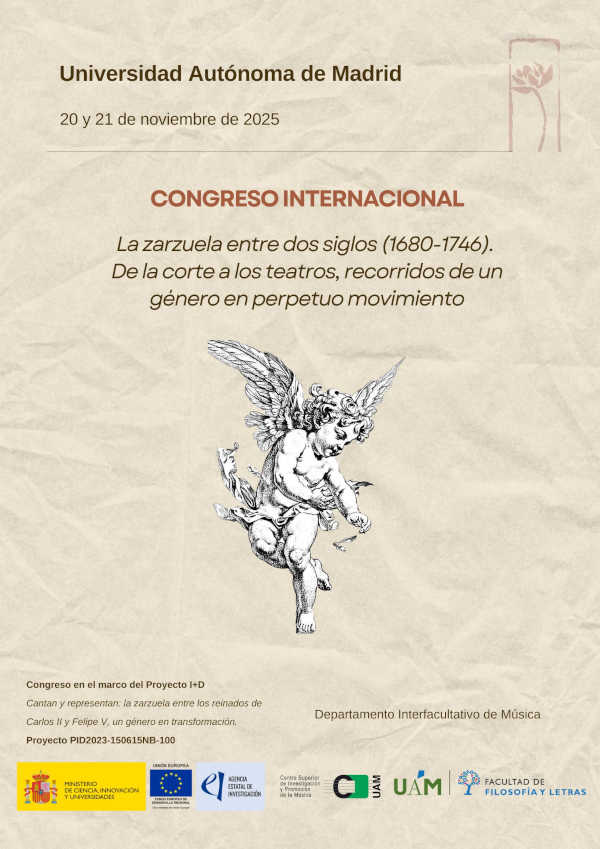 La UAM organiza un Congreso Internacional dedicado a la zarzuela barroca y a su estudio desde las Humanidades Digitales