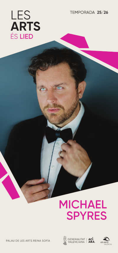 Michael Spyres, el tenor del momento, inaugura Les Arts és Lied con obras de Beethoven, Liszt, Mahler y Wagner