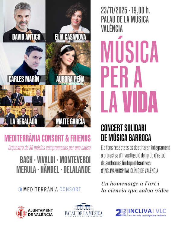 David Antich lidera un concierto benéfico en el Palau por la investigación contra la leucemia