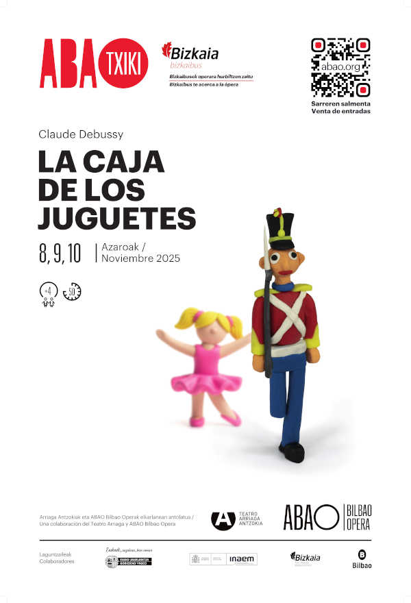 ABAO Bilbao Opera abre «La caja de juguetes» para inaugurar la XXI Temporada ABAO Txiki