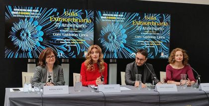 El Centro Cultural Miguel Delibes acoge la Gala Extraordinaria 25 Aniversario del Coro Calderón Lírico