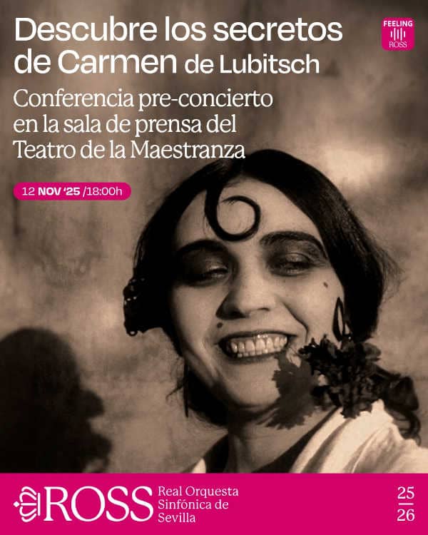La ROSS interpretará en directo la música de la película «Carmen» de Lubitsch dentro del Festival de Cine de Sevilla