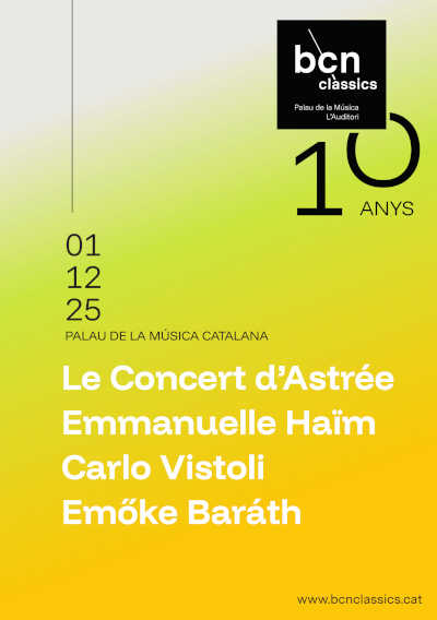 Gira de Le Concert d’Astrée y Emmanuelle Haïm con Stabat Mater de Pergolesi como obra principal