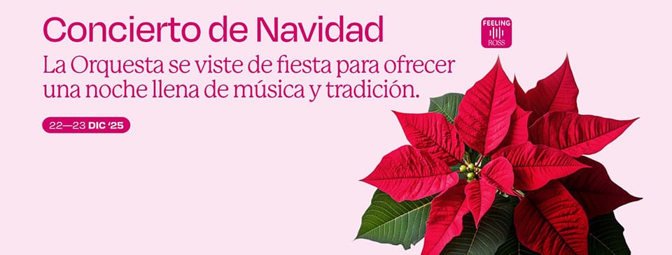 Más de 6.000 personas disfrutarán del Concierto de Navidad de la ROSS los días previos a la Nochebuena